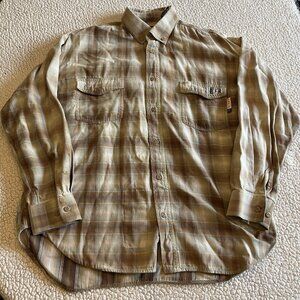 Wolverine FireZero Plaid Long Sleeve Men's Shirt 2XL Flame Resistance